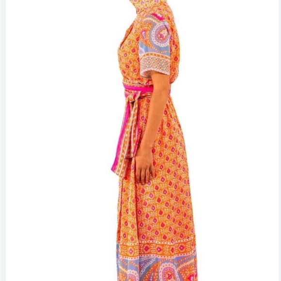 Gretchen Scott Womens Panache Maxi Dress Paisley Park Size XS - Picture 4 of 16